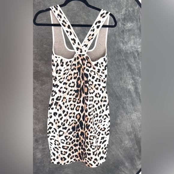 Express Leopard Print Bodycon Mini Dress | NWT | Size S - Picture 4 of 7